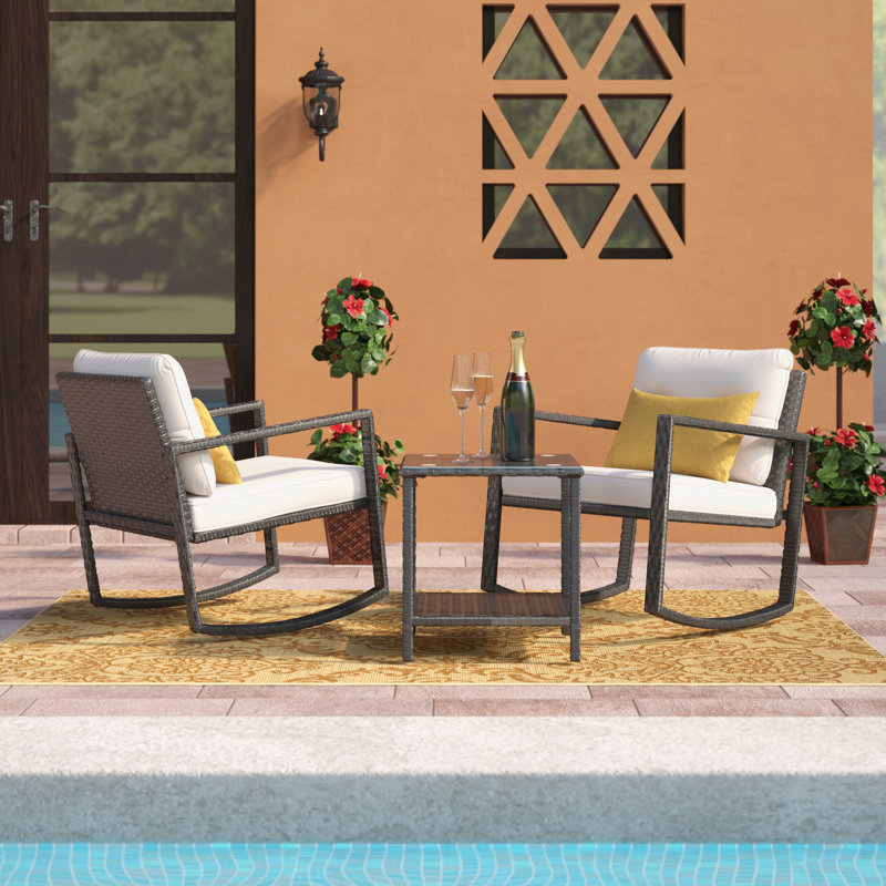 Kelly Clarkson Home Raegan Coastal Seating Trio with Luxe Cushions